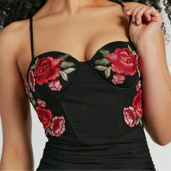 Floral Mini Dress SIZE EXTRA SMALL - Picture 5 of 6